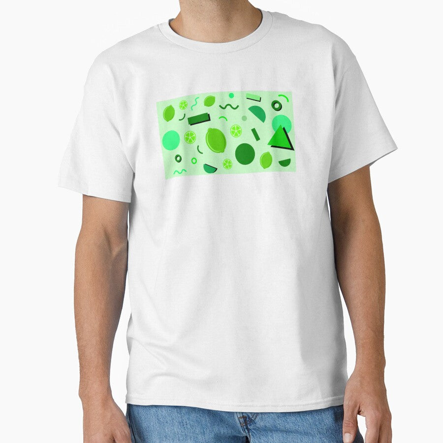 80s Lime Fruit Pattern by designbyingrid