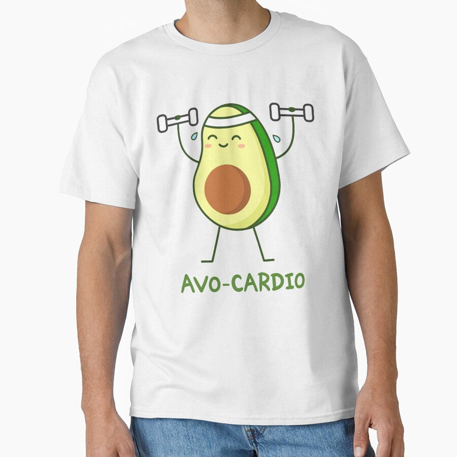 Avo-cardio pun. Avocado lifts weights. by TashaVector