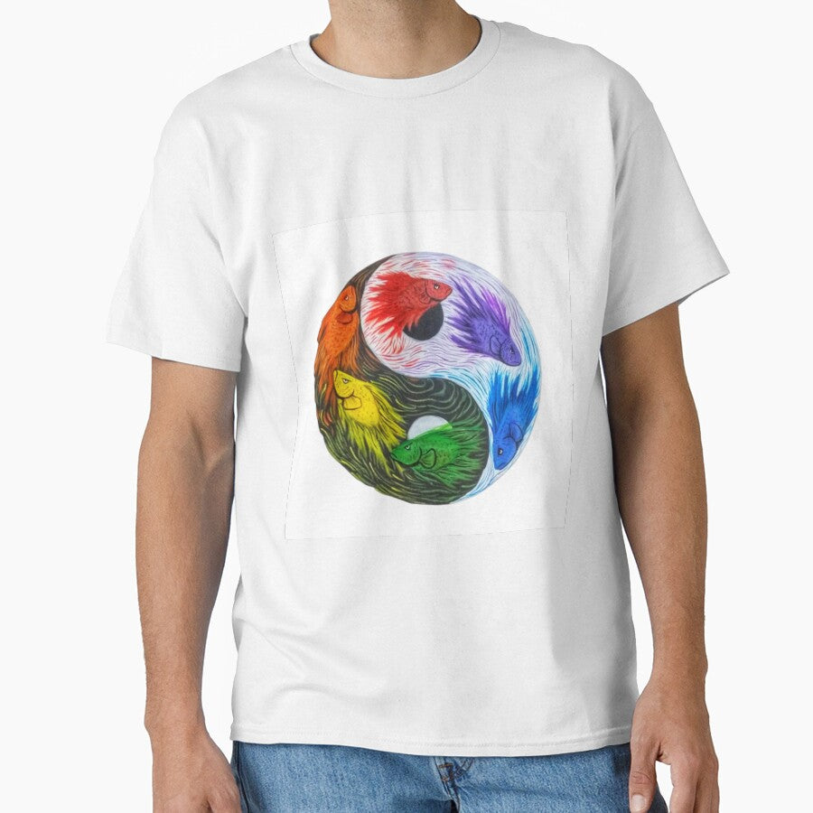 Betta Yin Yang color wheel by Matt Starr Fine Art