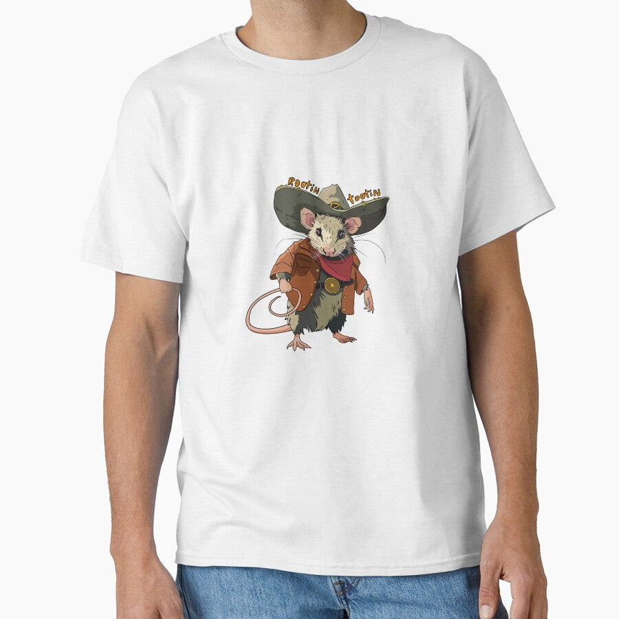 Opossum cowboy - Rootin tootin sheriff by SheboahArt