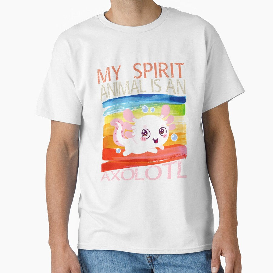 Cute pink amphibian - My Spirit Animal Is An Axolotl by MoSaid