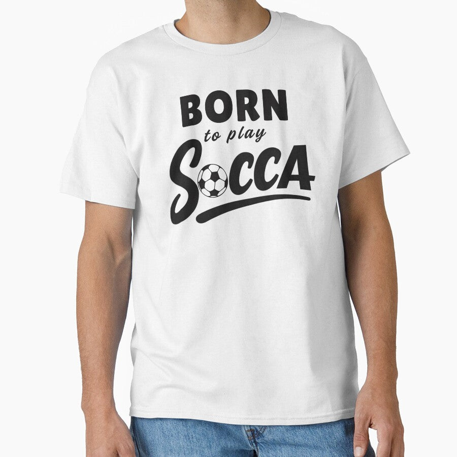Born To Play Socca by Anniko Art Studio