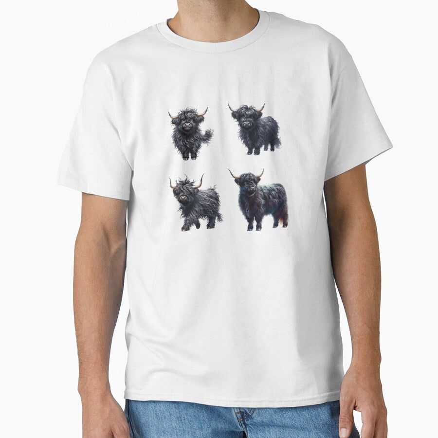 Cute Black Highland Cows by TheAnimalZ00
