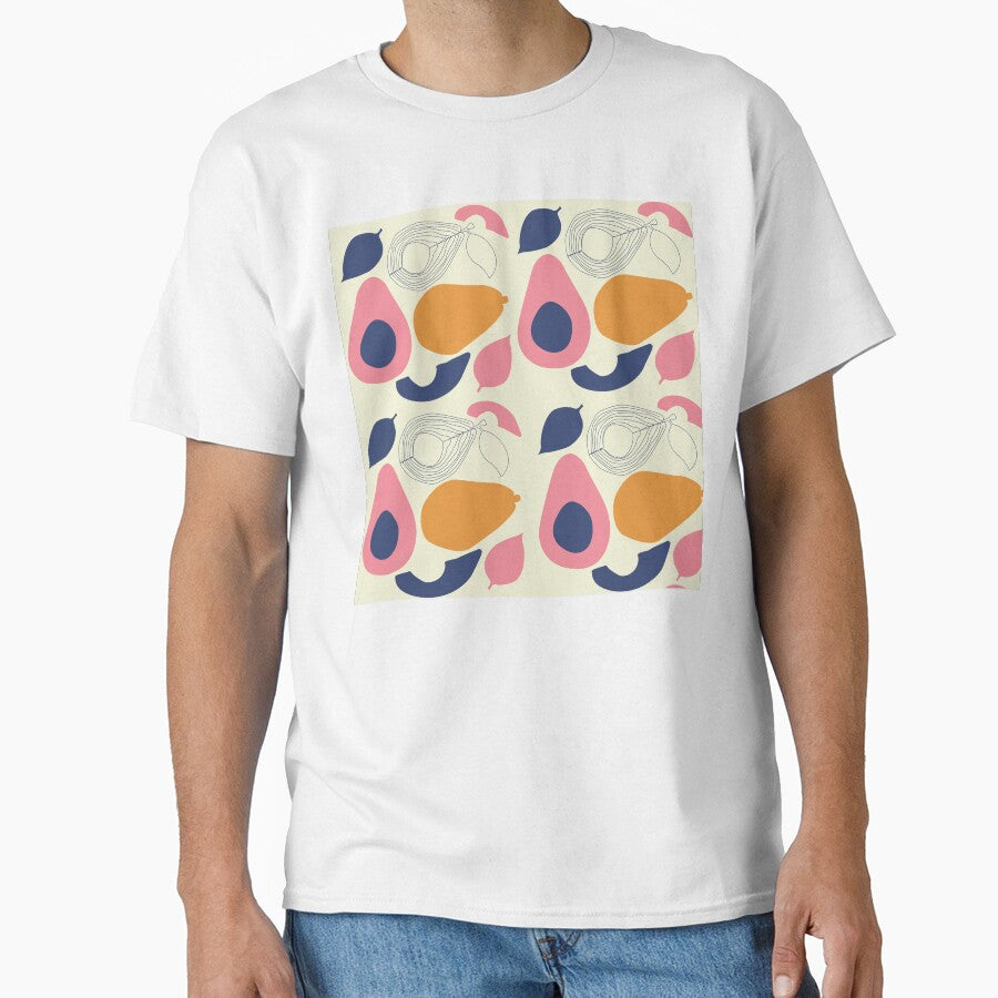 Mid Century Modern Retro Avocado Abstract Seamless Pattern by FMSeamlessArt