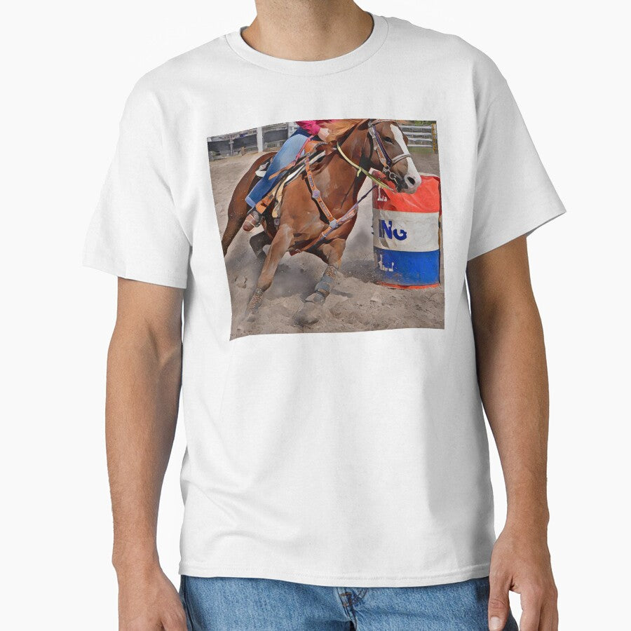 BARREL RACING HORSE IN ACTION MAKES FOR GREAT DESIGNS by Barbara Jean Photo Art And Design
