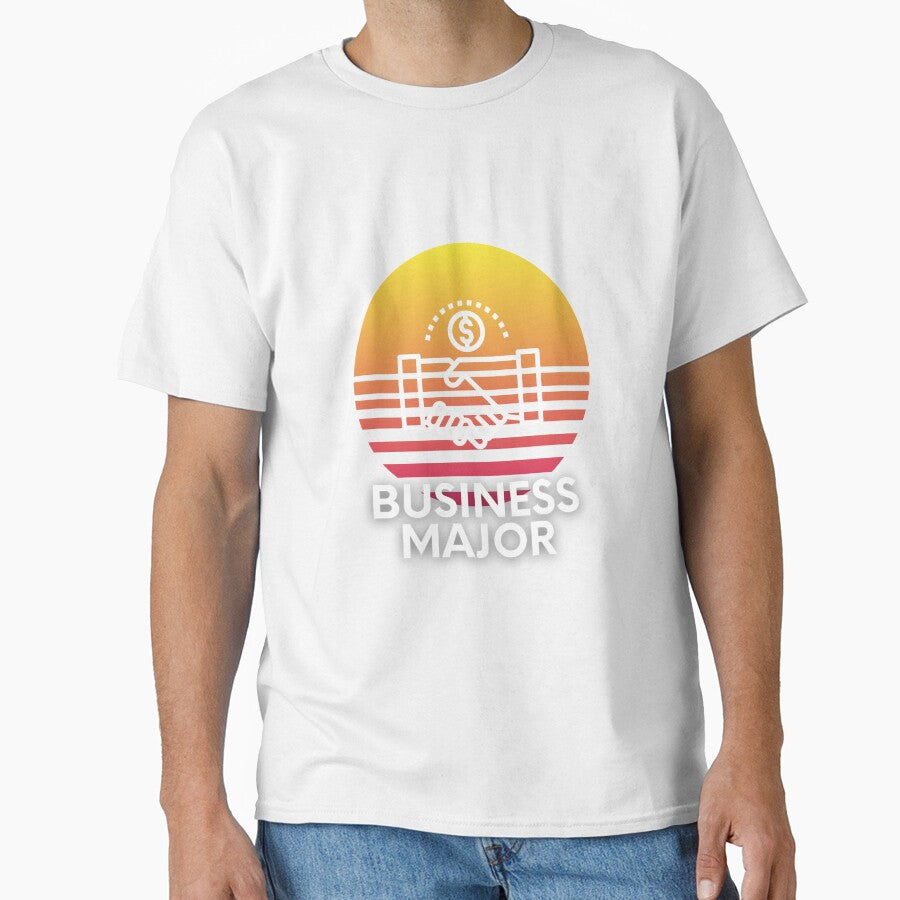 Business Major Colorful Sunset College Student Graphic by EllConApparel