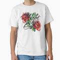 Flight Crew & red Roses Flower watercolor design for Flight Attendants Stewardess by AviationArtists