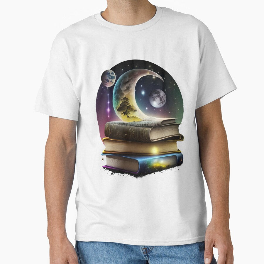 Halloween nighttime vintage books. by PawsandPages