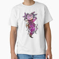 Axolotl Mystical Pink - Cute Axolotl Zentangle axolotl smiling by HarveyJade