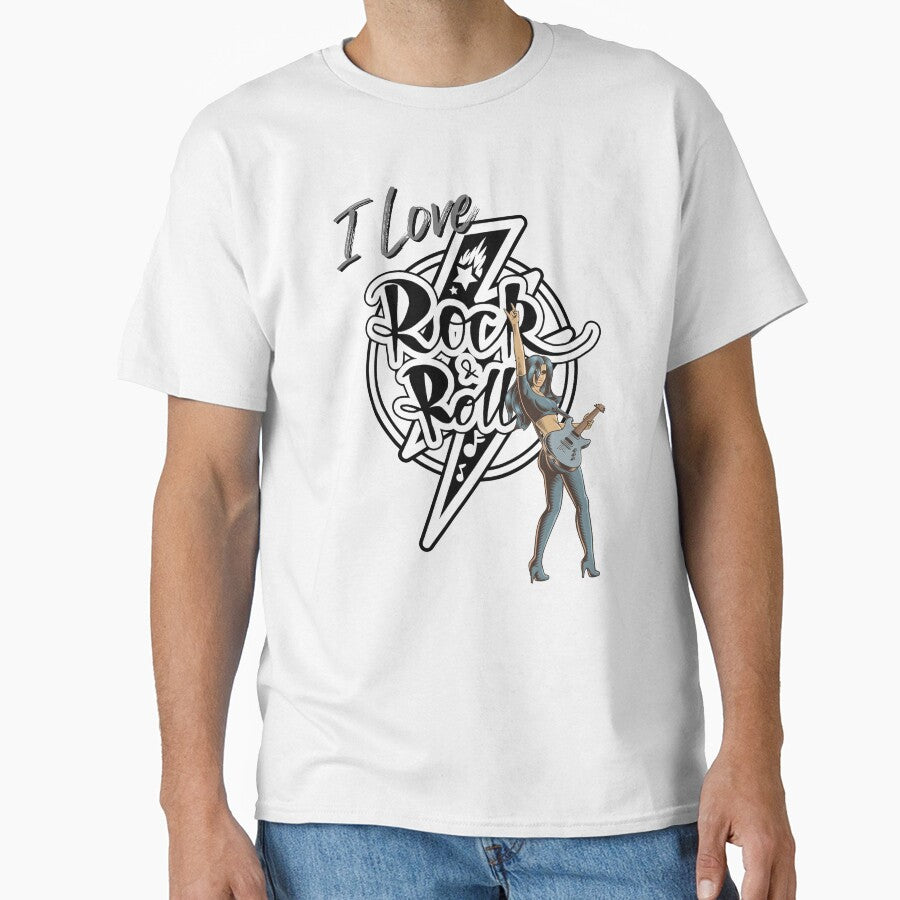 I Love Rock & Roll - White, Light by Mean-Musician