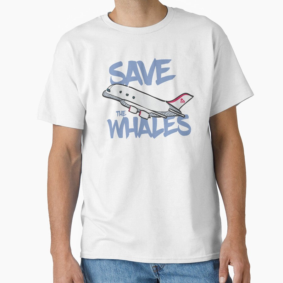 Save The Whales Funny Aviation Saying by Ikaroots