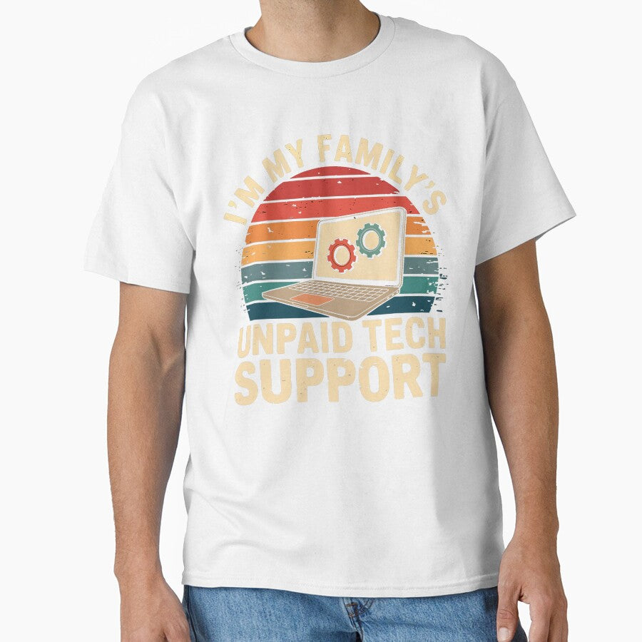 I'm My Family's Unpaid Tech Support Funny Computer Engineer, Funny Coding Humor by averyfisher