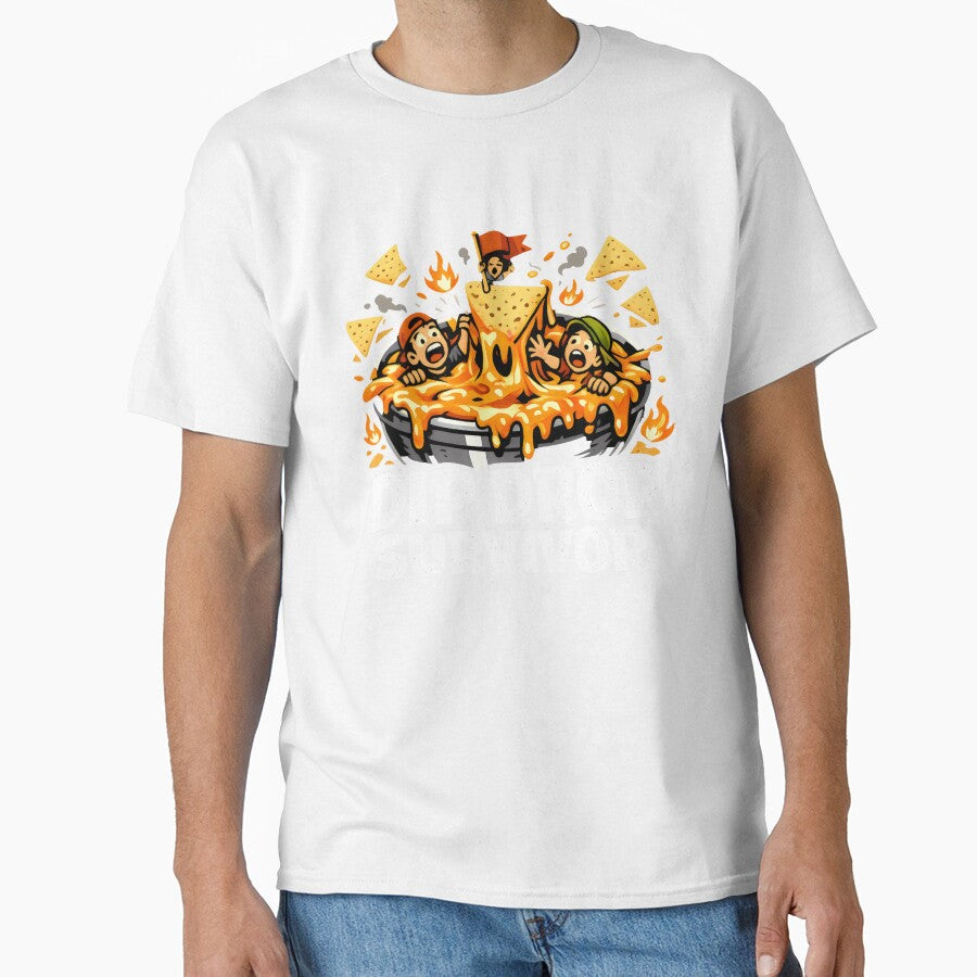 Drowning in Cheese Food Humor and Funny Illustration by SplashTastic