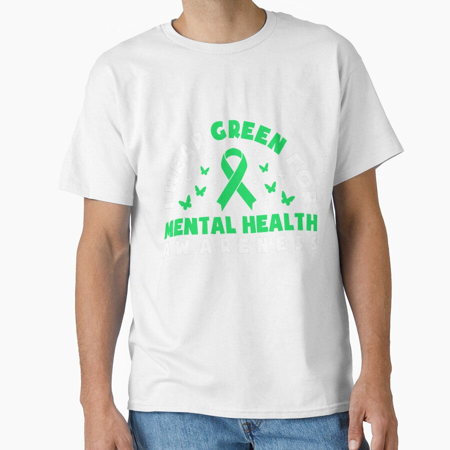 I Wear Green For Mental Health Awareness Month May 2022 by JodieRilenge