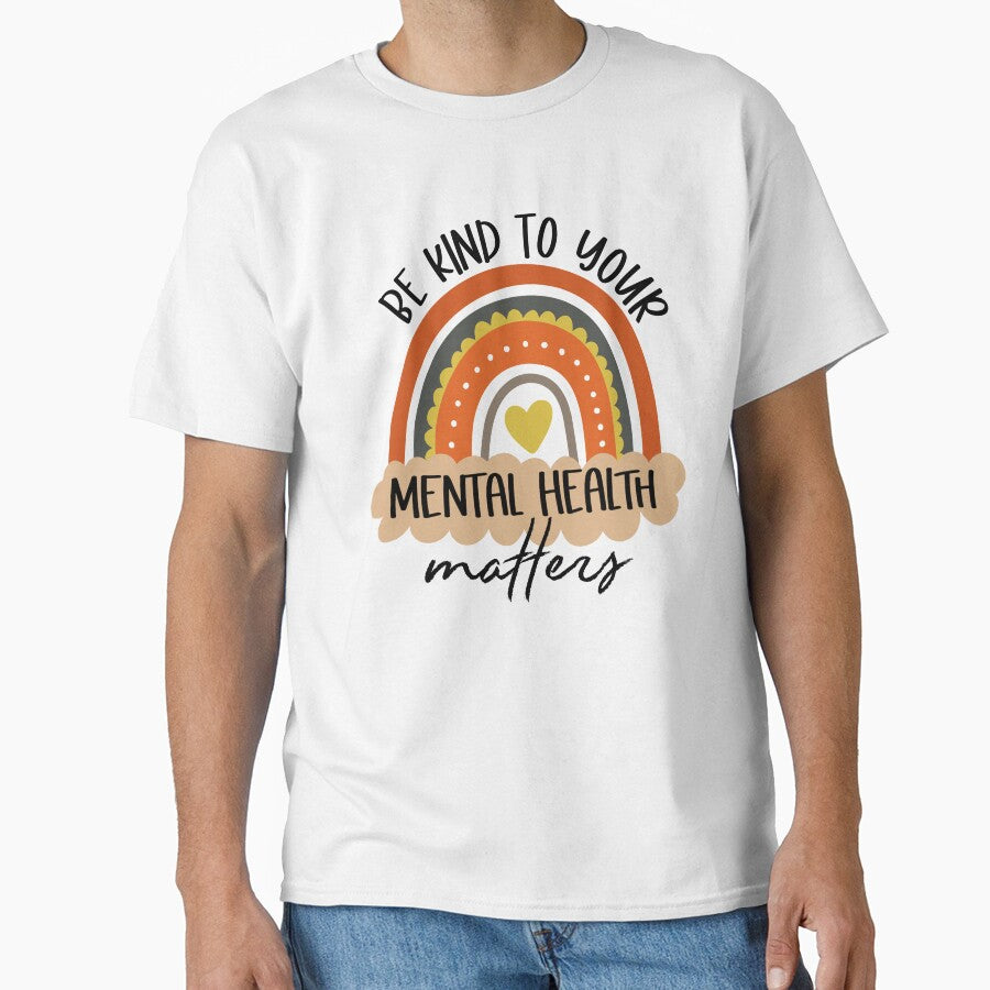 Be Kind To Your Mind Mental Health Matters Boho Rainbow Women Gift by JairoPowell