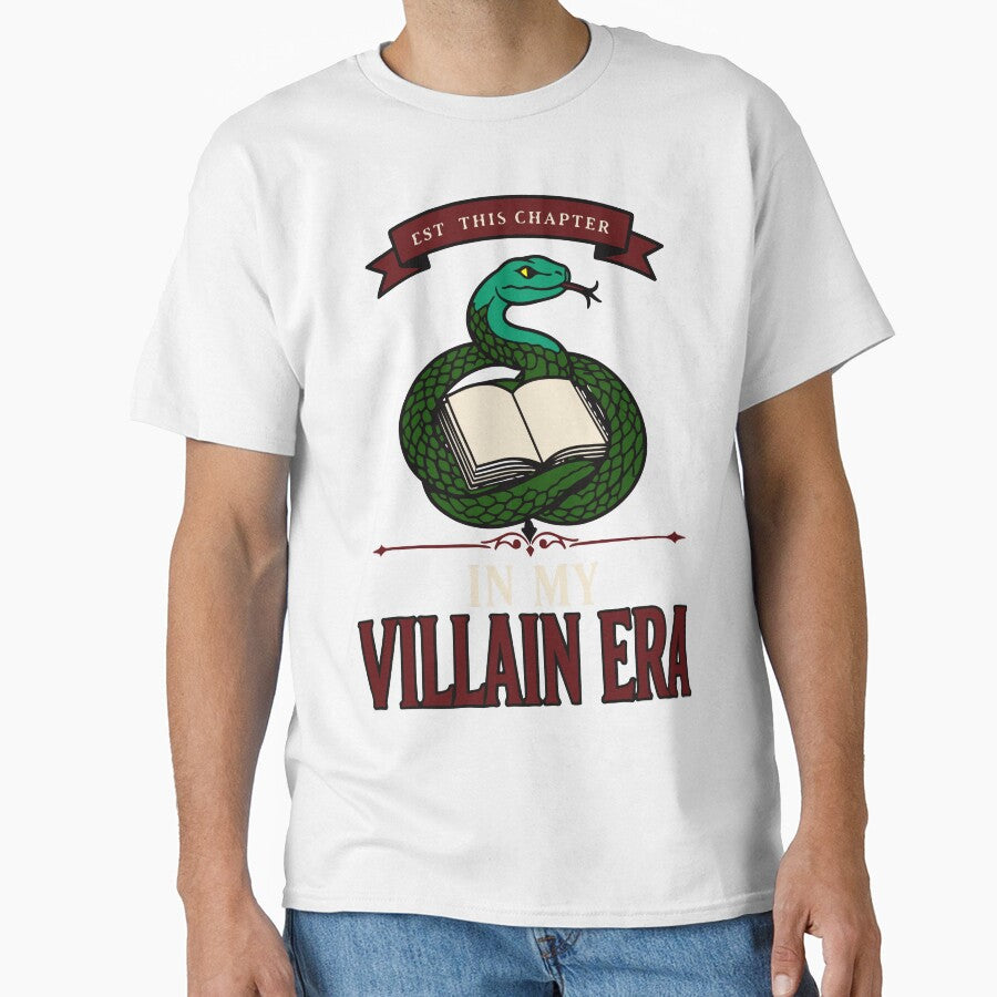 In My Villain Era — Dark Academia Vintage Bookplate Snake Gothic by Mdozet