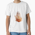 Cute Ghosts, Ghost Eating Ramen in Hoodie by ManchupornM
