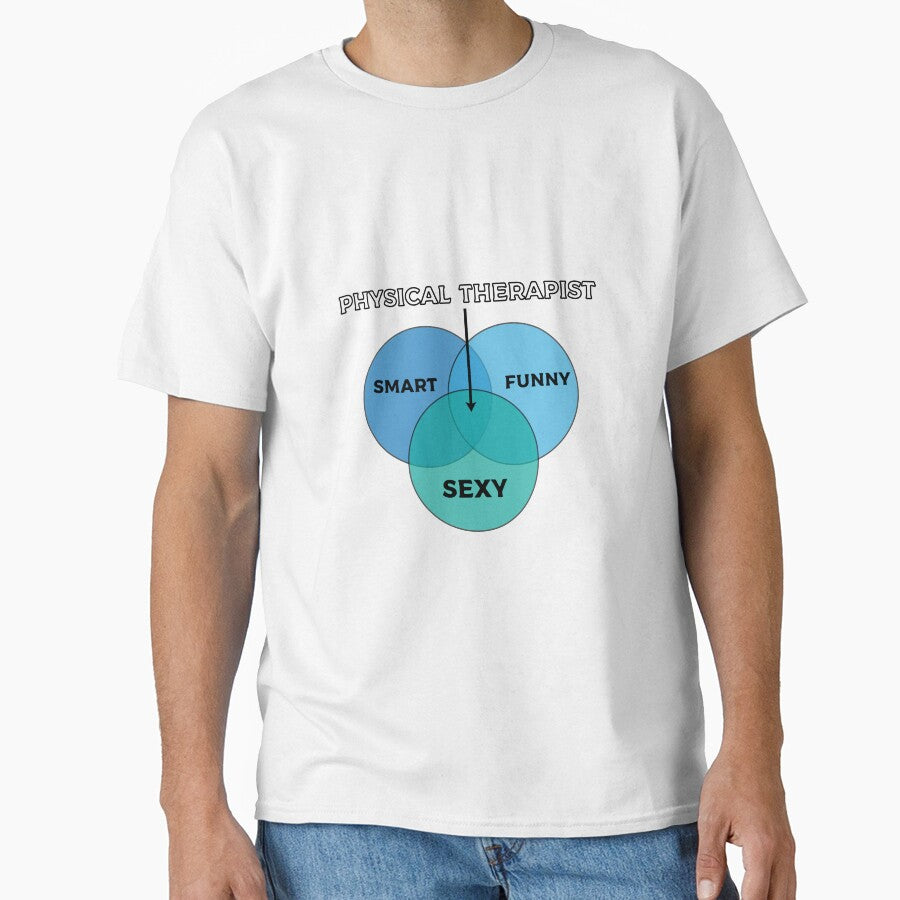 Physical therapist Venn Diagram, Funny Physical therapist Gift Idea, Anatomy Student by Eddyed