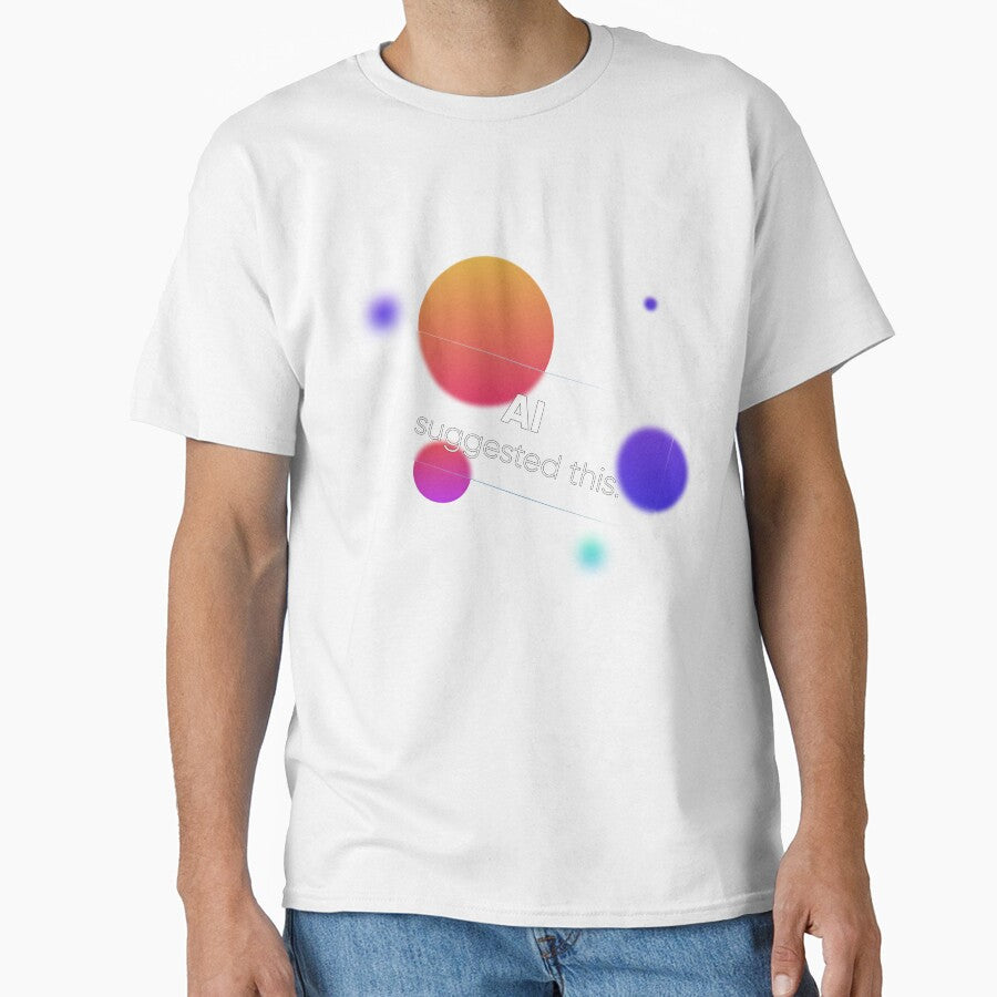 AI Suggested This - Funny Glassmorphism UI UX Design Quote & Trend by Artio-ArtShop