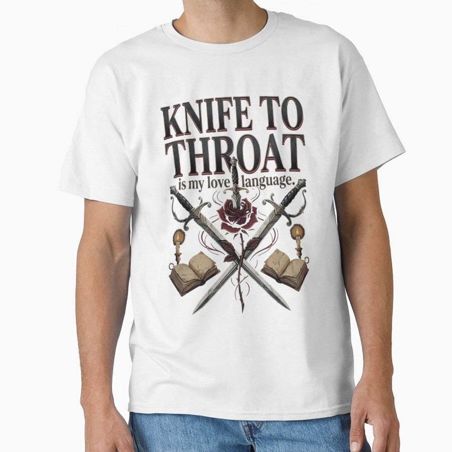 Knife to Throat Is My Love Language | Enemies To Lovers Bookish Aesthetic by auxincaftan0o