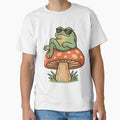 Cool Frog on Mushroom Cute Character by folgersolarzj