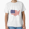 USA T shirt Classic T-Shirt by ACCWCS34