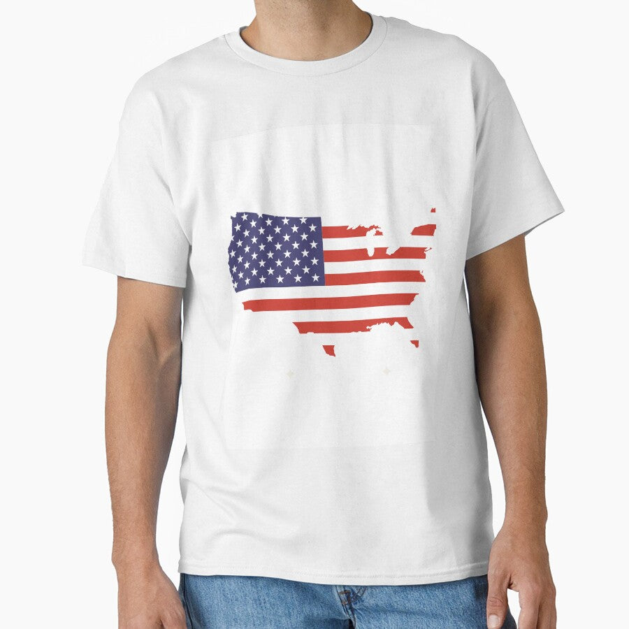 USA T shirt Classic T-Shirt by ACCWCS34