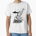 Frog Singing and Playing Guitar on a Mushroom by cloverkate