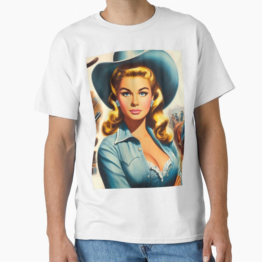 Retro Cute Country Woman by PulpVintage