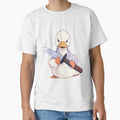 Duck with a Big Knife | Cute Animal Sticker by ZEESDESIGN