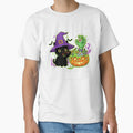 Spooky Black Cat Eating Ramen Halloween Kawaii Japanese by MOHITSALVI