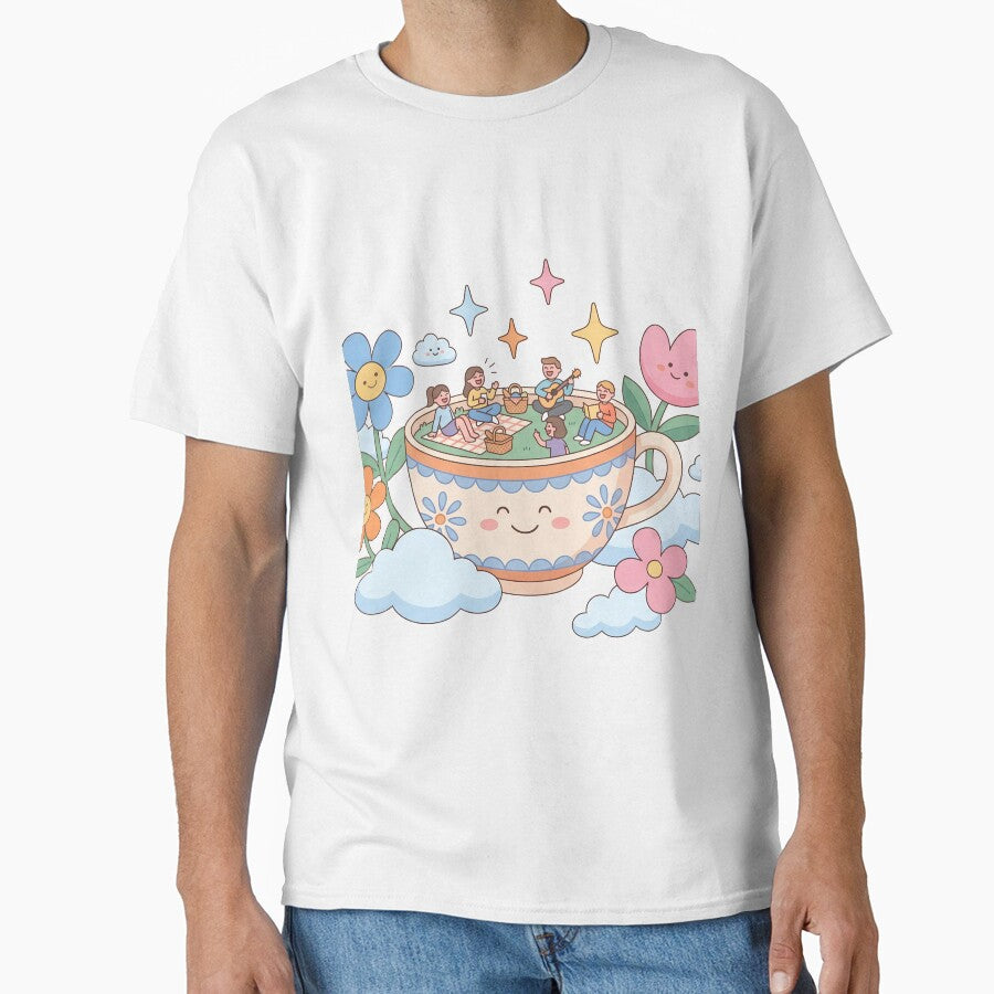 Music Day Kawaii Tea Time Dreamland Picnic Art by ART ATTACK ZONE