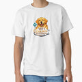 Vet's Golden Best Friend – Veterinary Golden Retriever Badge Design, Funny Vet Tech Gift Shirt by Sahil Randhawa