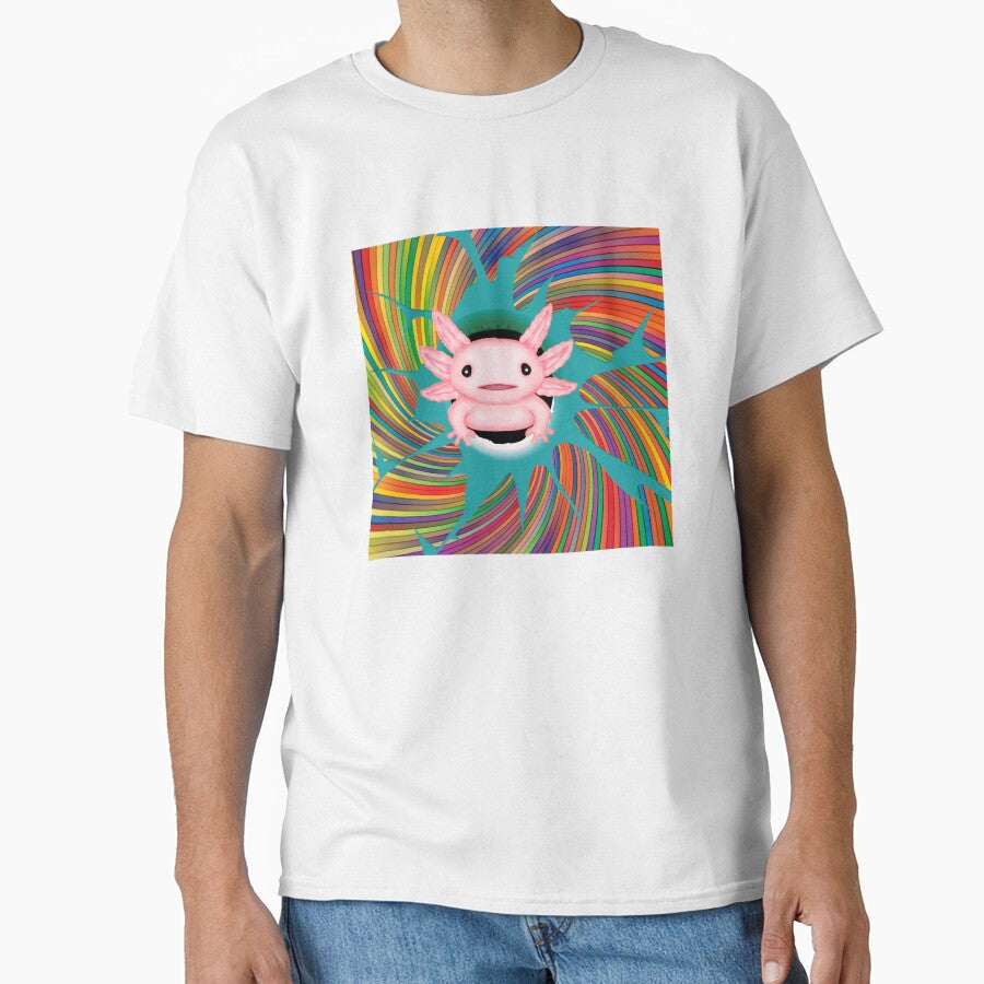 Cute Pink Axolotl - rainbow axolotl , funny axolotl by abeautifulife