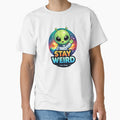 Stay Weird Cute Alien by PrintPandaCo
