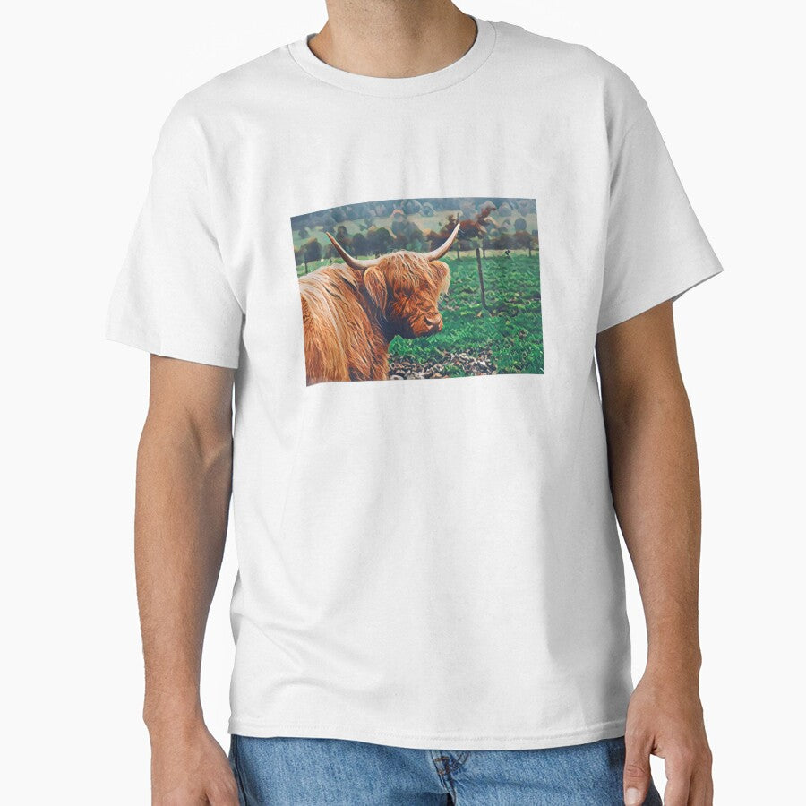 Scottish Highland Cow Painting by TheAnimalZ00