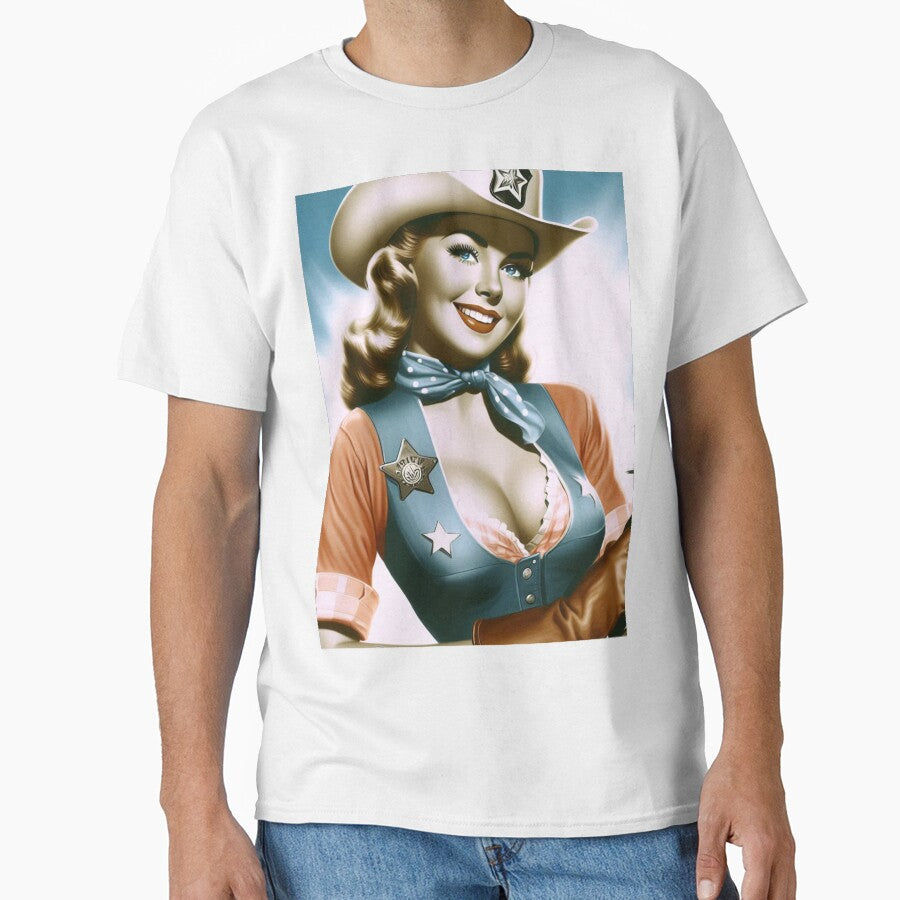 Retro Cowgirl Pin Up by PulpVintage