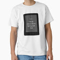 "I like my romance like my lighting mode: DARK" Kindle Ereader Sticker by BecomingBookish