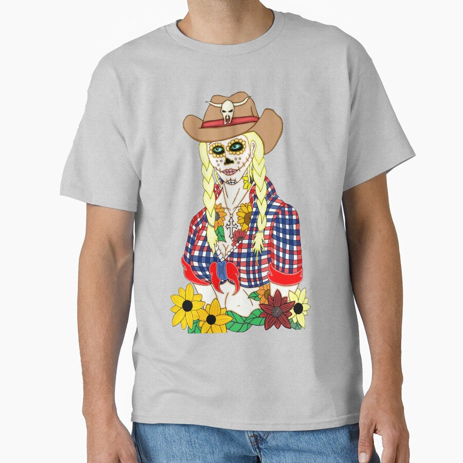 Cowgirl Sugar Skull by J-CCreations