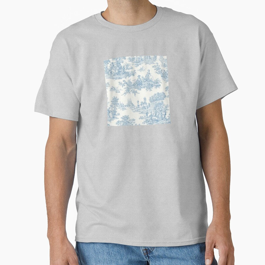 Blue Toile De Jouy - Classic French Landscape by sugaroux