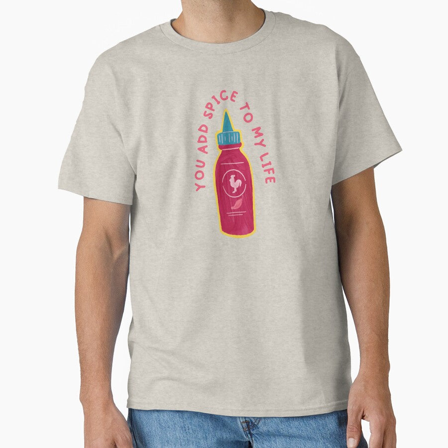"You Add Spice to My Life" Hot Sauce Sticker by HELL0WBELLO