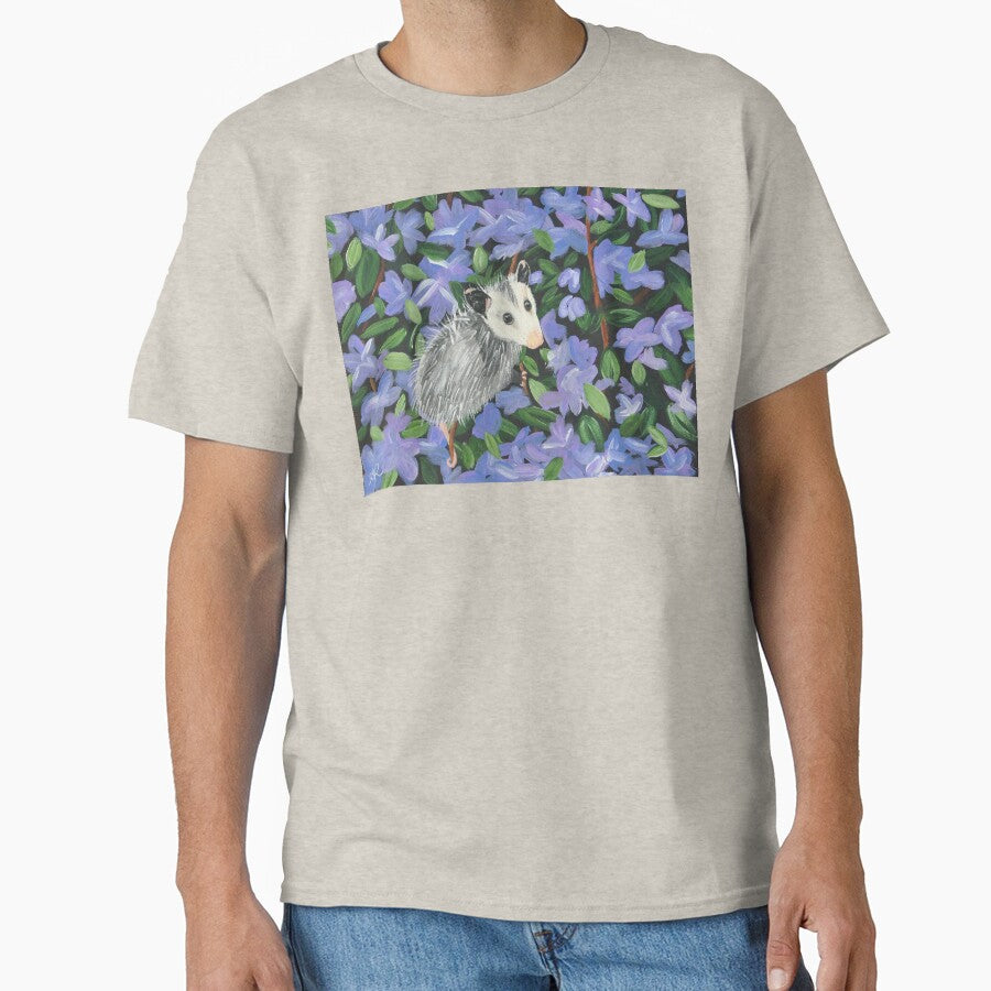 Purple Youth, Opossum Painting by Joyful Chaos Art