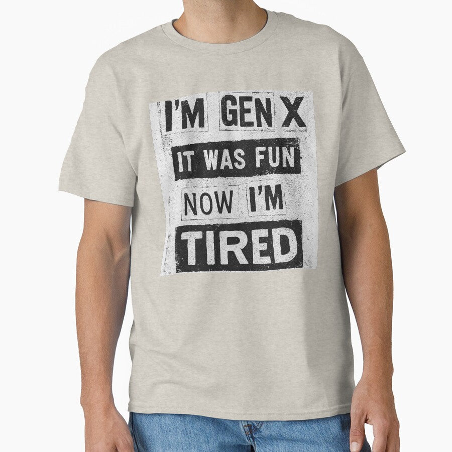 "I'm Gen X" - 1990s vintage zine punk rock retro vibe by DiamondSkyShirt