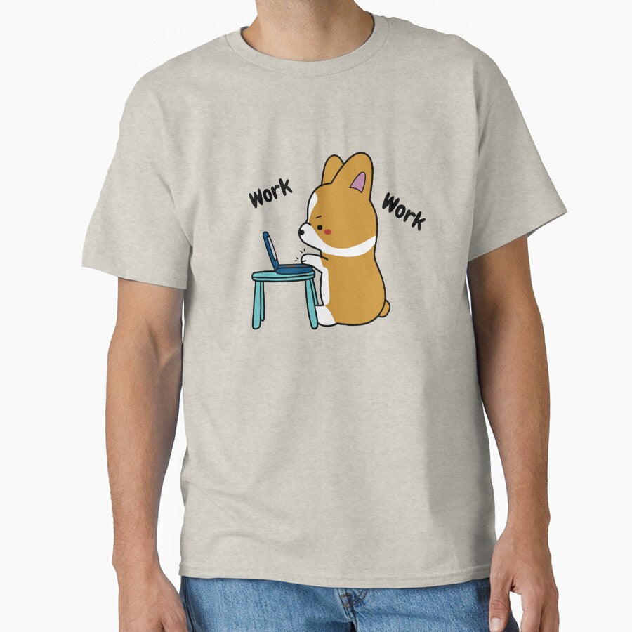Work From Home Corgi by Hustlercredo