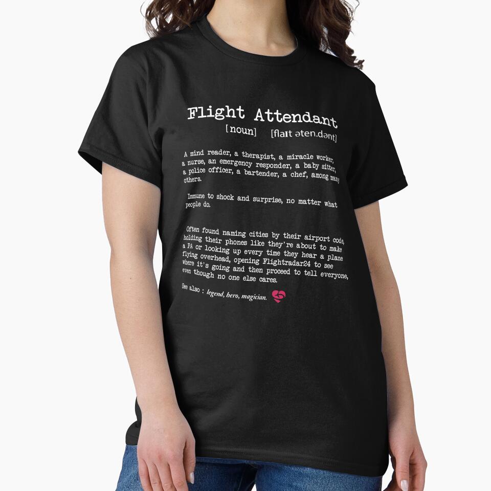 Flight Attendant Definition - Funny Cabin Crew - Aviation Lover by Ikaroots