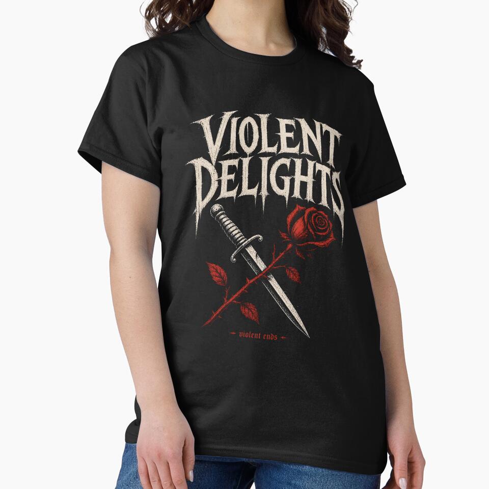 Violent Delights Violent Ends Romeo and Juliet Gothic Art by Fenay Designs