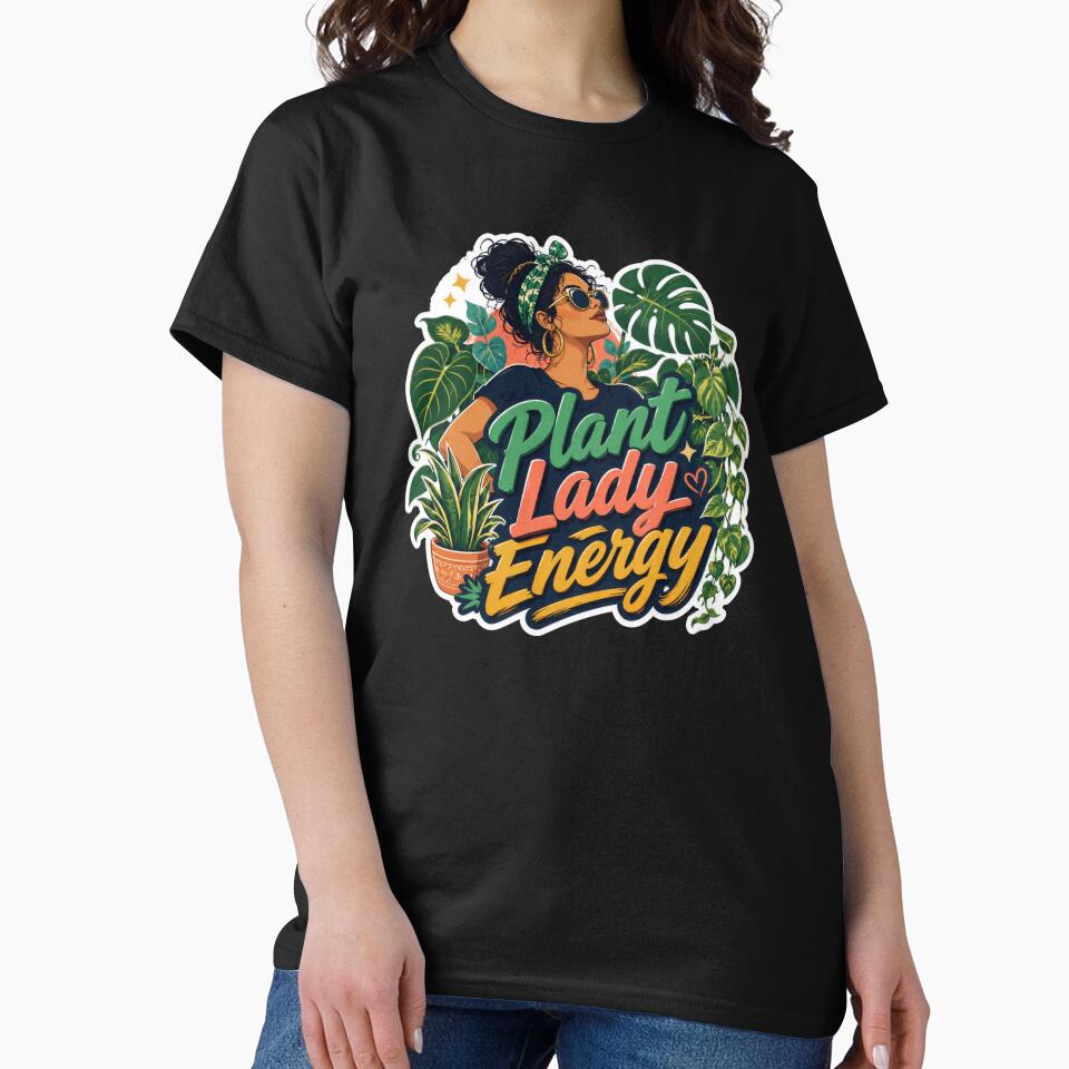 Plant Lady Energy Tropical Houseplant by Sketchlegacy