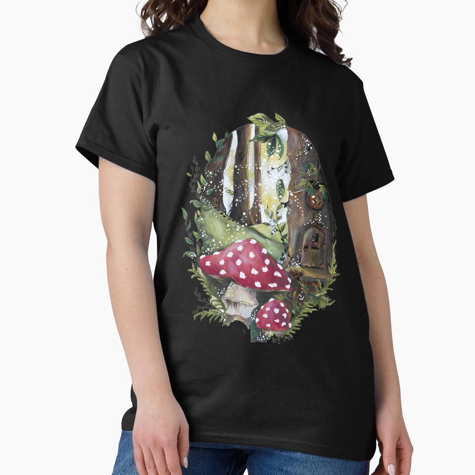 Magical Faery Forest Mushrooms by frijazede36