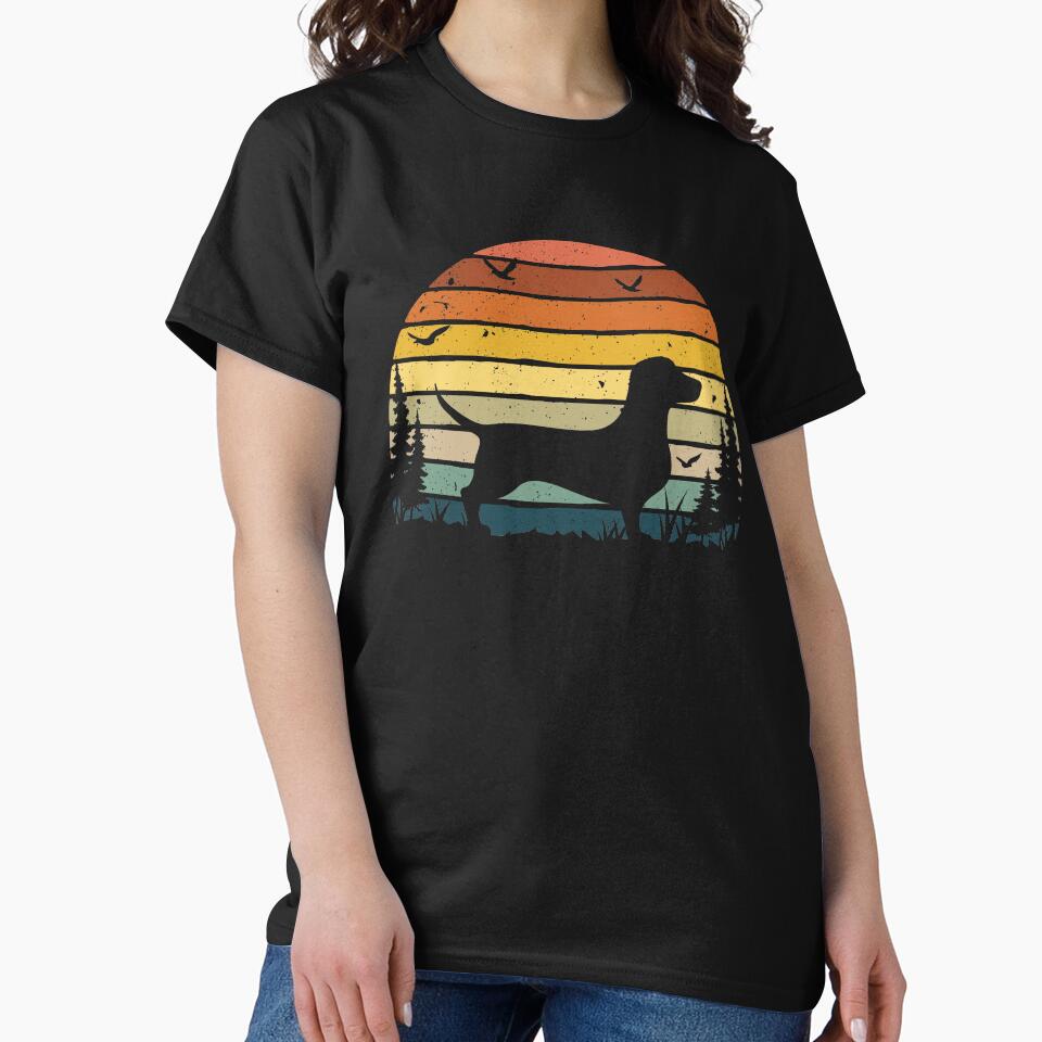 Dachshund Dog Retro Vintage by rafaeltto