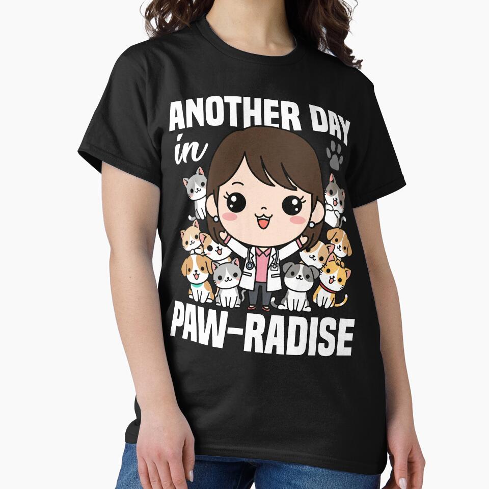ANOTHER DAY IN PAW-RADISE - VET GIFT by KEF Custom